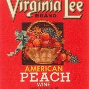 Virginia Lee American Peach Wine - Art Print