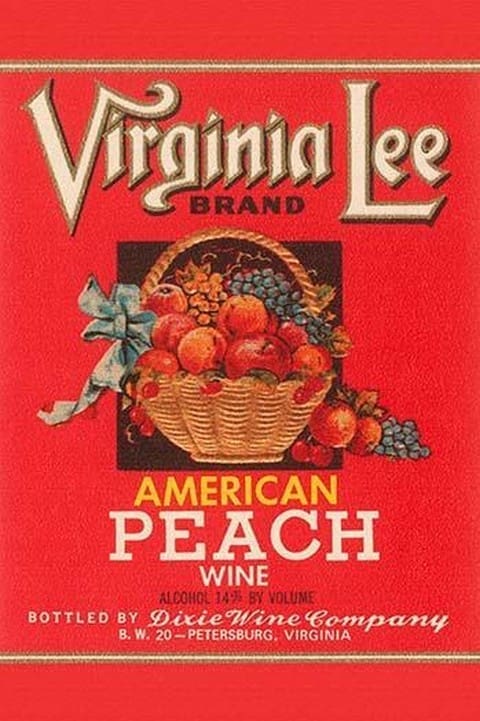 Virginia Lee American Peach Wine - Art Print