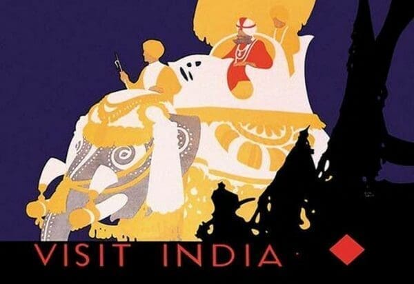 Visit India - Art Print