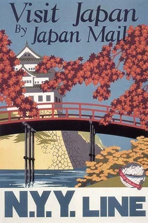 Visit Japan by Japan Mail - Art Print