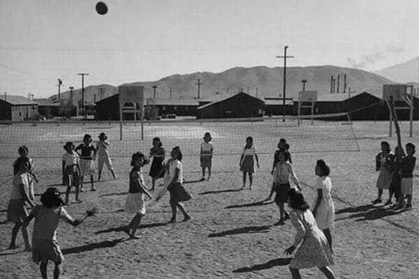 Vollyball by Ansel Adams - Art Print