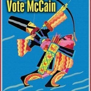 Vote for McCain by Wilbur Pierce - Art Print