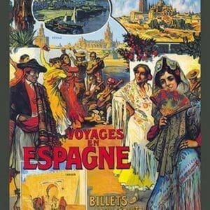 Voyages en Espagne by Milo Winter - Art Print