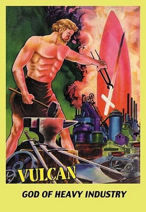 Vulcan by Frank R. Paul - Art Print