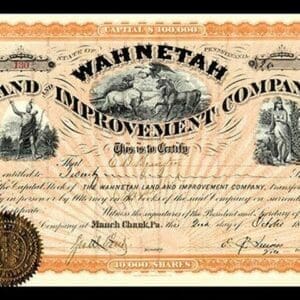 Wahnetah Land and Improvement Company - Art Print