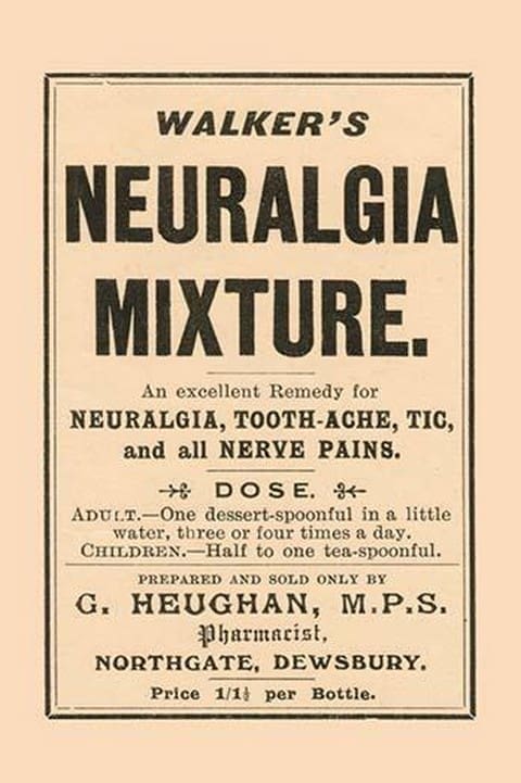 Walker's Neuralgia Mixture - Art Print