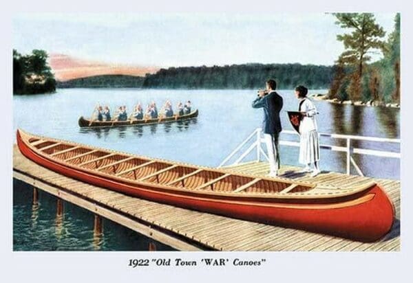 War Canoe - Art Print