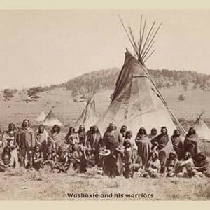 Washakle and His Warriors - Art Print