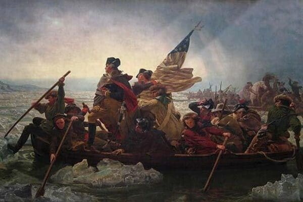 Washington Crossing the Delaware by Emanuel Leutze - Art Print