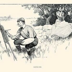 Wasting Time by Charles Dana Gibson - Art Print