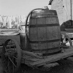 Water Barrel by Dorothea Lange - Art Print