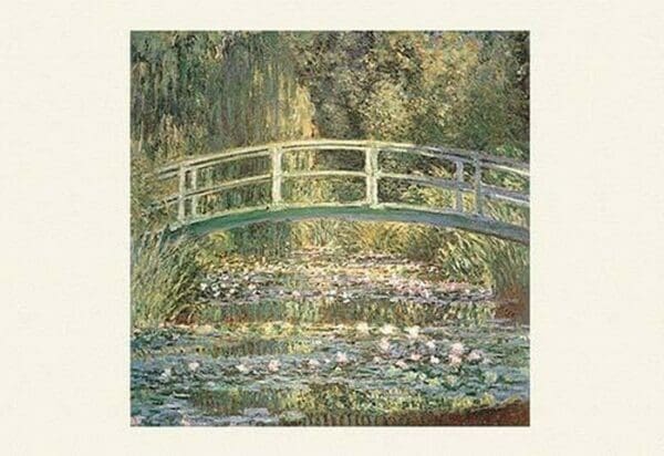 Water Lilies and Japanese Bridge by Claude Monet - Art Print