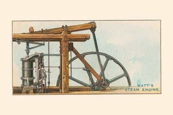 Watt's Steam Engine - Art Print