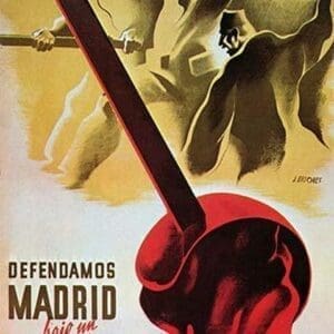 We defend Madrid under a Unified Command by Briones - Art Print