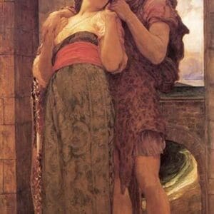 Wedded by Frederick Leighton - Art Print