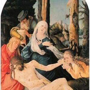 Weeping Christ by Hans Baldung - Art Print