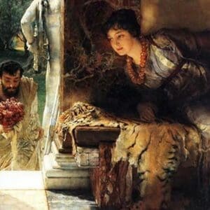 Welcome Footsteps by Sir Lawrence Alma-Tadema - Art Print