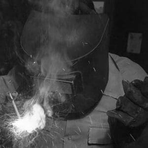 Welder by Ansel Adams - Art Print