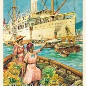 West Indian Fruit: Shipped Fresh Daily to International Ports - Art Print