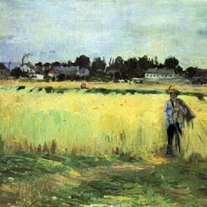 Wheat Field by Berthe Morisot - Art Print