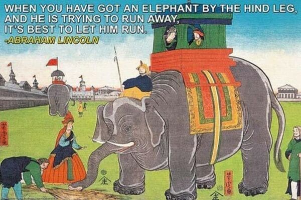 When you have got an elephant by Wilbur Pierce - Art Print