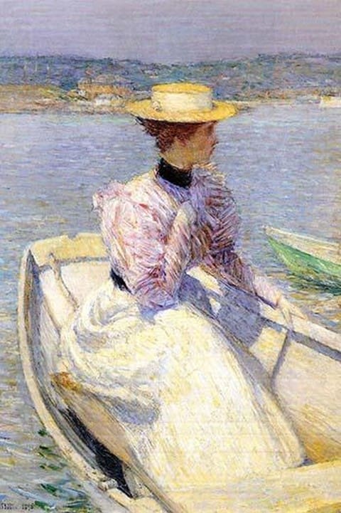 White Dory by Frederick Childe Hassam - Art Print