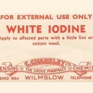 White Iodine - Art Print