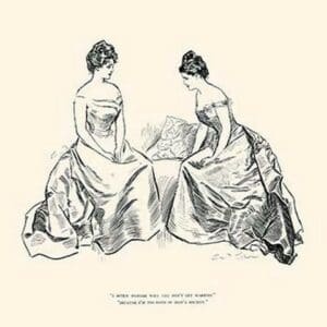 Why Don't you Get Married? by Charles Dana Gibson - Art Print