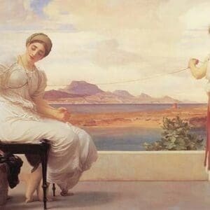 Winding the Skein by Frederick Leighton - Art Print