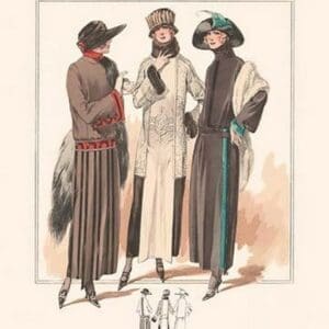 Winter Coats - Art Print