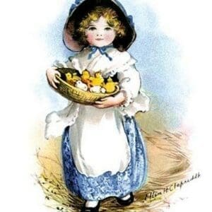 Wishing You Easter Joy by Ellen H. Clapsaddle - Art Print