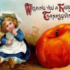 Wishing you a Happy Thanksgiving - Art Print