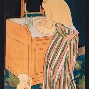 Woman Bathing by Mary Cassatt - Art Print