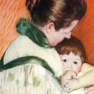 Woman & Child by Mary Cassatt - Art Print