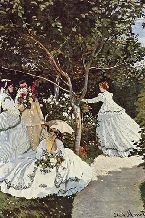 Women in the Garden by Claude Monet - Art Print