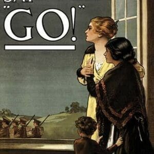 Women of Britain say 'GO!' by Kealey #2 - Art Print