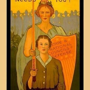 Women your Country Needs You! - Art Print