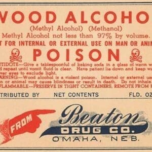 Wood Alcohol - Poison - Art Print