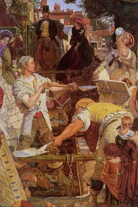 Work by Ford Madox Brown - Art Print