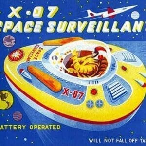 X-07 Space Surveillant #2 - Art Print