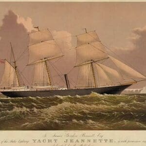 Yacht Jeannette - Art Print