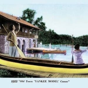 Yankee Model Canoe - Art Print