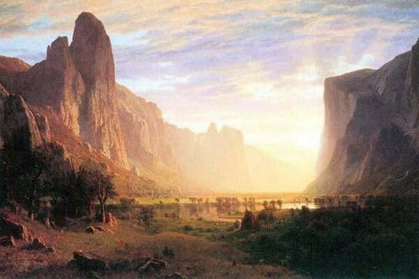 Yosemite Valley 3 by Albert Bierstadt - Art Print