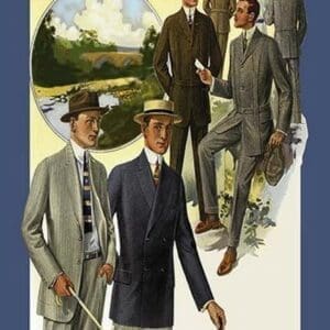 Young Men's Styles - Art Print