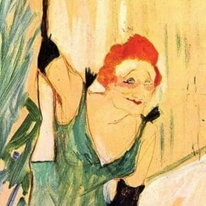 Yvette Guilbert Greets the Audience by Henri de Toulouse-Lautrec - Art Print