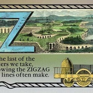 Z for Zigzag - Art Print