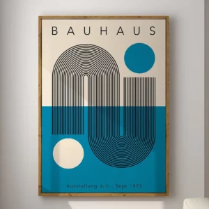 Modernist Bauhaus Geometric Canvas Poster Living Room Wall Art Retro Prints Mid Century Home Decorative Wall Art Painting 41